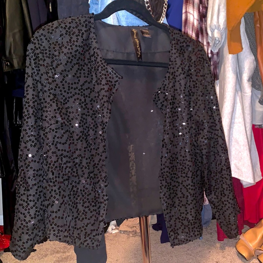 Black Shimmer Blazer
